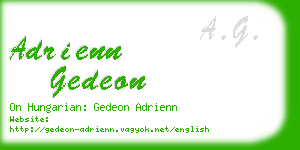 adrienn gedeon business card